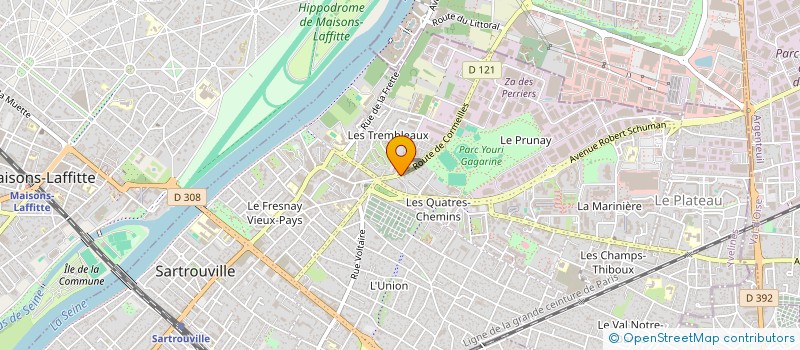 localisation de l'entreprise MONSIEUR ALBINO GONCALVES PEREIRA  SARTROUVILLE