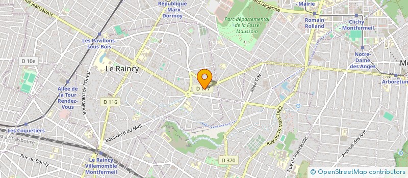 localisation de l'entreprise MONSIEUR ALBINO SANTOS DOS REIS à LE RAINCY