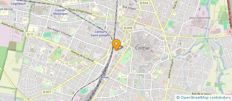 localisation de l'entreprise MONSIEUR ALBION KASTRATI  COLMAR