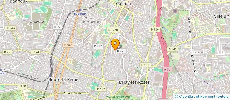 localisation de l'entreprise MONSIEUR ALCANTRO FERNANDES  CACHAN