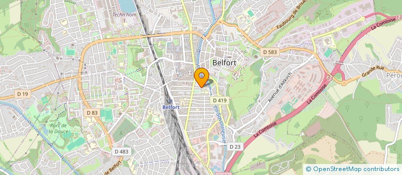 localisation de l'entreprise MONSIEUR ALCIBIADE DESPREZ à BELFORT