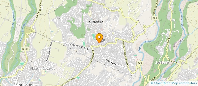 localisation de l'entreprise MONSIEUR ALCIDE GERARD à SAINT-LOUIS