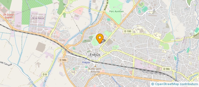 localisation de l'entreprise MONSIEUR ALCIDE GRAZIANI  FREJUS