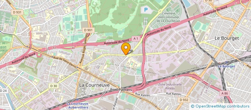 localisation de l'entreprise MONSIEUR ALCIDES AFONSO à LA COURNEUVE