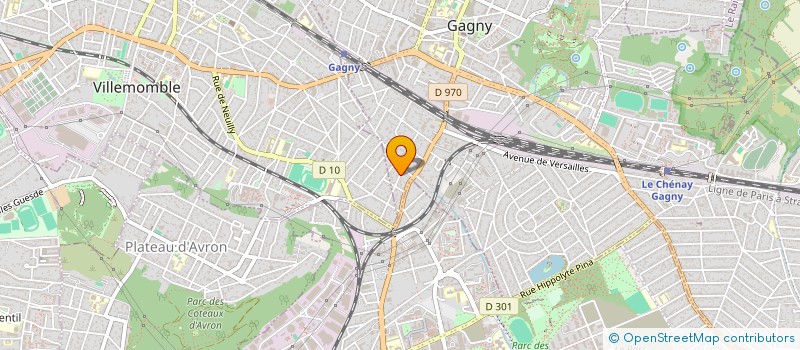 localisation de l'entreprise MONSIEUR ALCIDES RAMALHEIRO LOPES à GAGNY