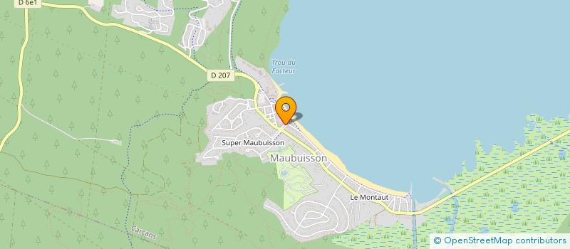 localisation de l'entreprise MONSIEUR ALCIDES RODRIGUES  CARCANS