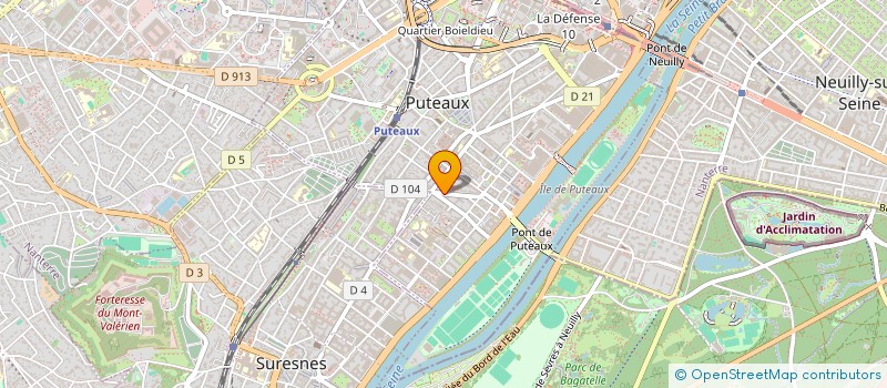 localisation de l'entreprise MONSIEUR ALCINDO SANTOS EVORA  PUTEAUX