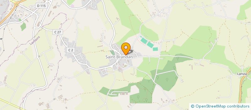 localisation de l'entreprise MONSIEUR ALDERIC DESGRANGES  SAINT-BRANDAN