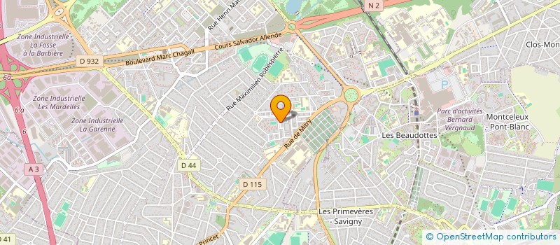 localisation de l'entreprise MONSIEUR ALDEYVIS ZALAMOU à AULNAY-SOUS-BOIS
