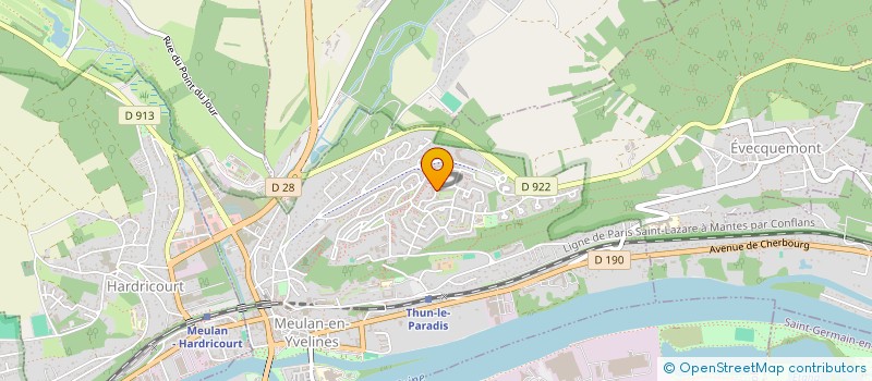 localisation de l'entreprise MONSIEUR ALDIN KADRIJI  MEULAN-EN-YVELINES