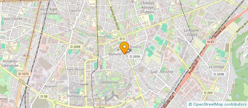 localisation de l'entreprise MONSIEUR ALDO CANNILLO  GRENOBLE