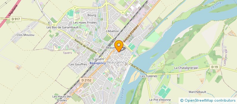 localisation de l'entreprise MONSIEUR ALDO CESARO à BEAUGENCY