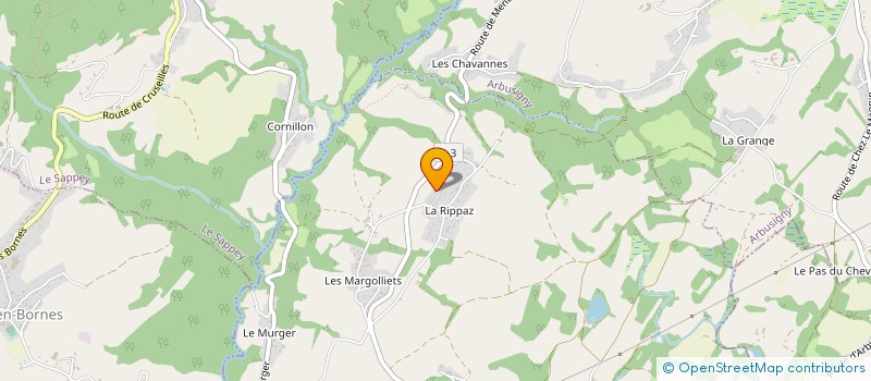 localisation de l'entreprise MONSIEUR ALDO CHALOINE  MENTHONNEX-EN-BORNES