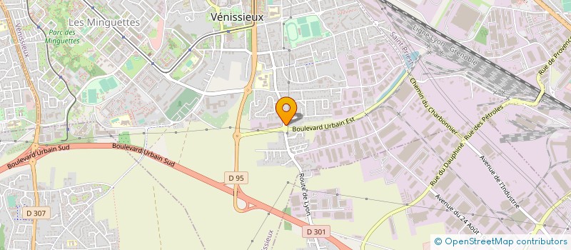 localisation de l'entreprise MONSIEUR ALDO COCCO  VENISSIEUX