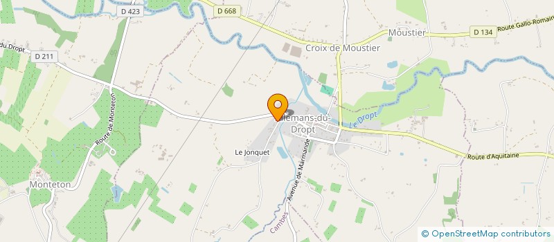 localisation de l'entreprise MONSIEUR ALDO DAL MAS  ALLEMANS-DU-DROPT