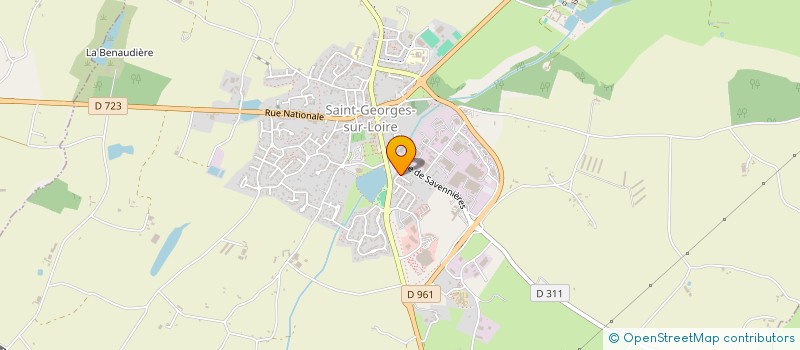 localisation de l'entreprise MONSIEUR ALDO FOULONNEAU  SAINT-GEORGES-SUR-LOIRE