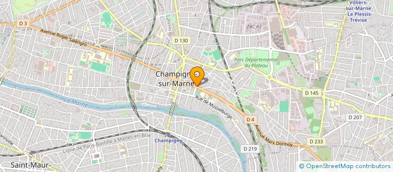 localisation de l'entreprise MONSIEUR ALDO GRUBER  CHAMPIGNY-SUR-MARNE