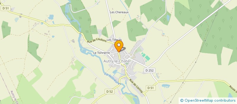 localisation de l'entreprise MONSIEUR ALDO LAFERTIN à AUTRY-LE-CHATEL