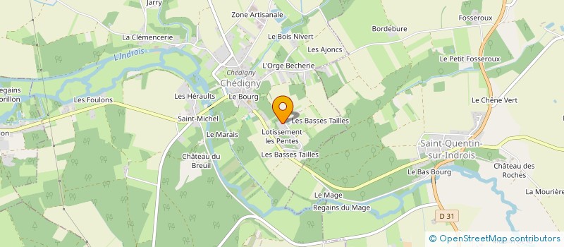 localisation de l'entreprise MONSIEUR ALDO MAFFEO à CHEDIGNY