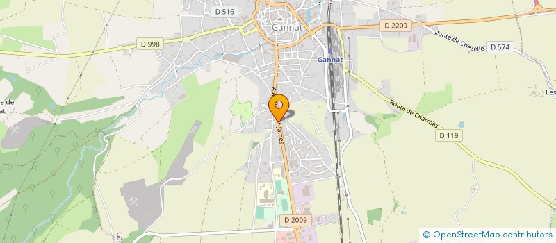 localisation de l'entreprise MONSIEUR ALDO MAILLOT  GANNAT