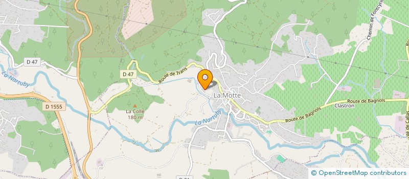 localisation de l'entreprise MONSIEUR ALDO NEGRO à LA MOTTE