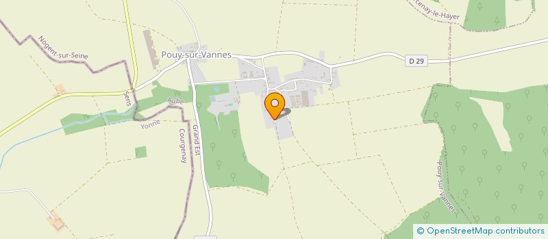 localisation de l'entreprise MONSIEUR ALDO NICCO  POUY-SUR-VANNES