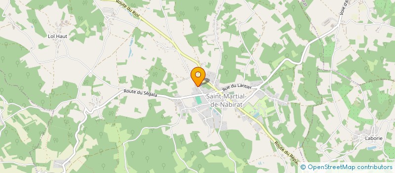 localisation de l'entreprise MONSIEUR ALDO PARNETTI  SAINT-MARTIAL-DE-NABIRAT