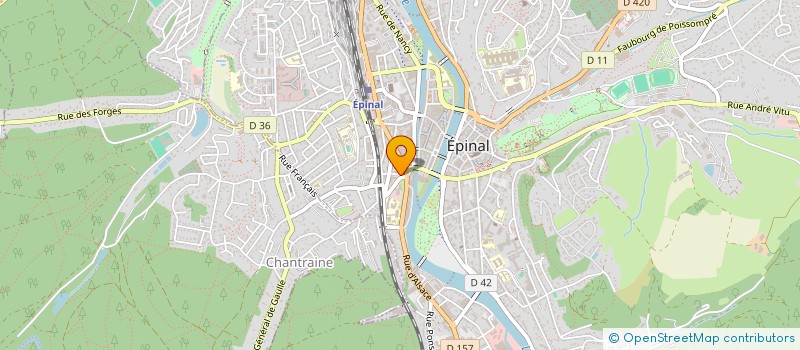 localisation de l'entreprise MONSIEUR ALDO PARVILLEZ à EPINAL