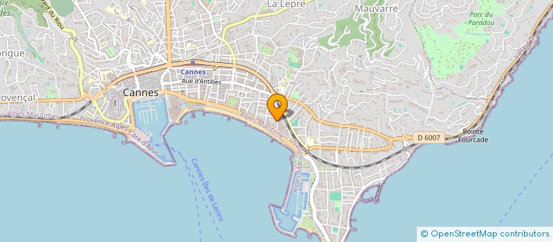 localisation de l'entreprise MONSIEUR ALDO PELLEGRINI à CANNES