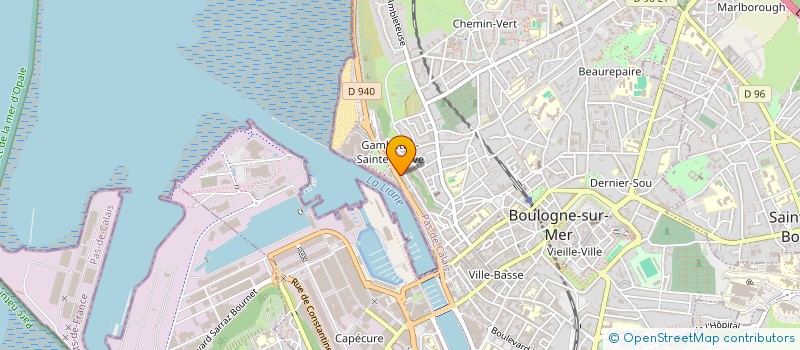 localisation de l'entreprise MONSIEUR ALDO PETRICCA  BOULOGNE-SUR-MER