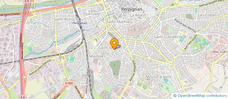 localisation de l'entreprise MONSIEUR ALDO TERRANOVA  PERPIGNAN