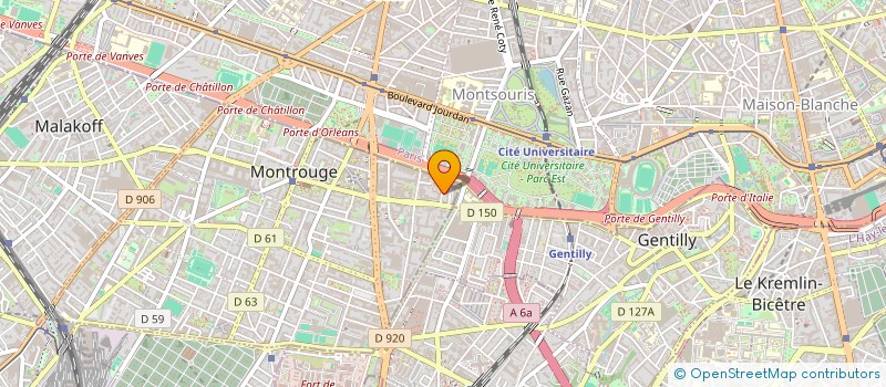 localisation de l'entreprise MONSIEUR ALDO TOHME à MONTROUGE