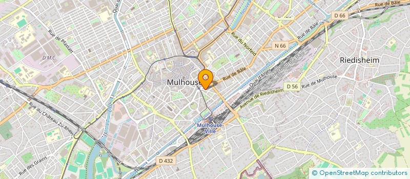 localisation de l'entreprise MONSIEUR ALDO YOUMBI à MULHOUSE