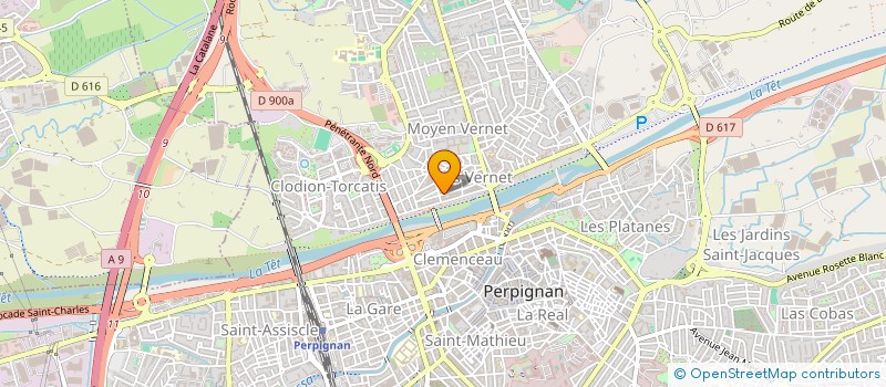 localisation de l'entreprise MONSIEUR ALDOMIRO DO NASCIMENTO  PERPIGNAN