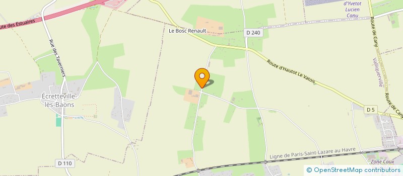 localisation de l'entreprise MONSIEUR ALDRIC BARQUE  VALLIQUERVILLE