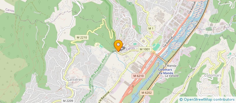 localisation de l'entreprise MONSIEUR ALDRIC DESCHAMPS à CARROS