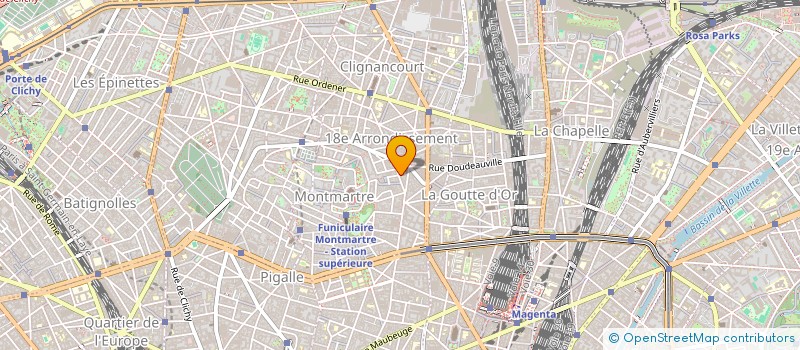 localisation de l'entreprise MONSIEUR ALDRIC GAUDINOT  PARIS