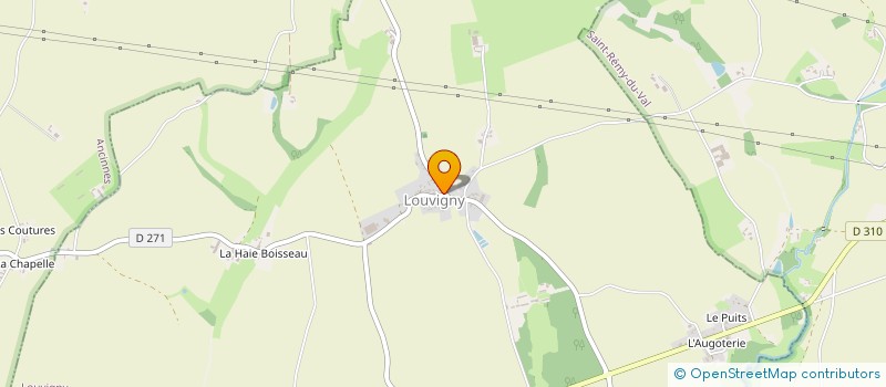 localisation de l'entreprise MONSIEUR ALDRIC JOLY  LOUVIGNY