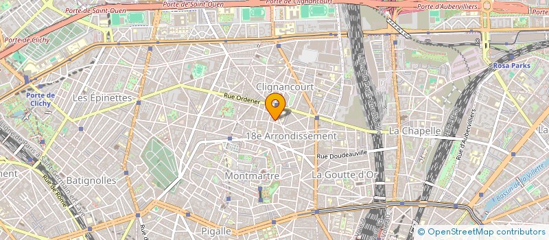 localisation de l'entreprise MONSIEUR ALDRIC MORIN  PARIS