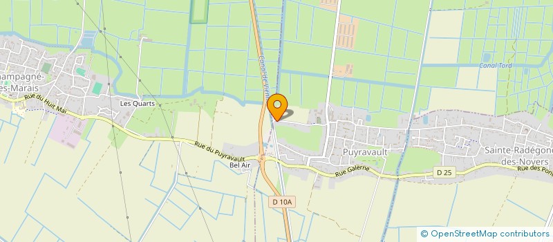 localisation de l'entreprise MONSIEUR ALDRIC PLAIRE  PUYRAVAULT