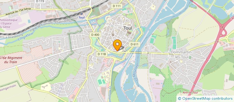 localisation de l'entreprise MONSIEUR ALDRIC STENGEL  TOUL