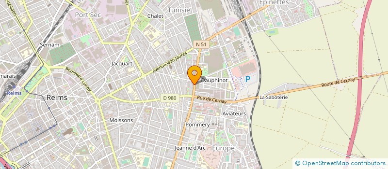 localisation de l'entreprise MONSIEUR ALDRIC TOFANI à REIMS