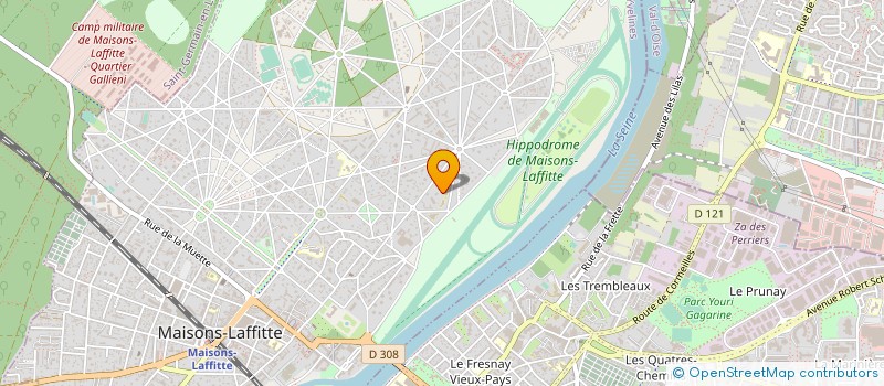 localisation de l'entreprise MONSIEUR ALDRIC VIENNEY  MAISONS-LAFFITTE