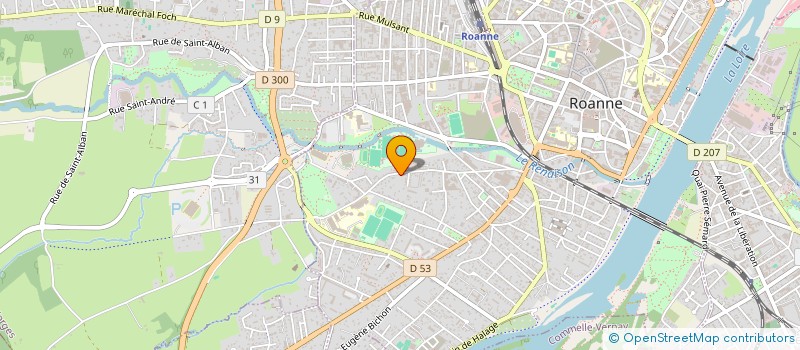 localisation de l'entreprise MONSIEUR ALDRICE GUILLARD à ROANNE