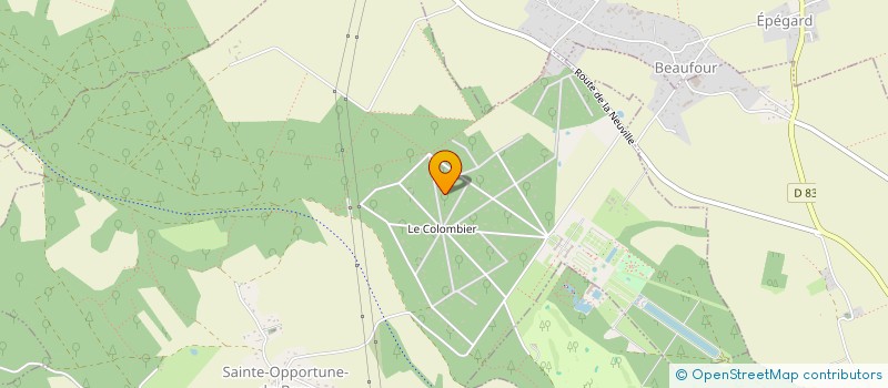 localisation de l'entreprise MONSIEUR ALDRICK GODEFROY  SAINTE-OPPORTUNE-DU-BOSC