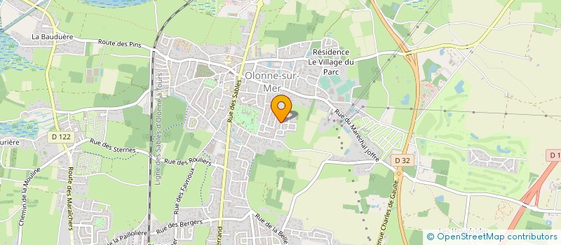 localisation de l'entreprise MONSIEUR ALDVINE BLANCHARD à LES SABLES D'OLONNE