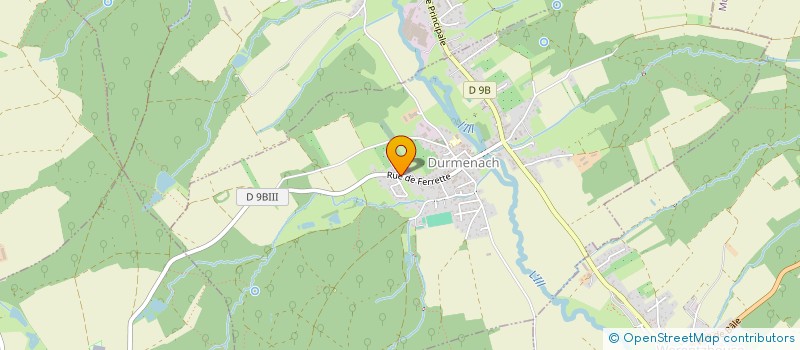 localisation de l'entreprise MONSIEUR ALEAXNDRE MULLER-EGENSCHWILLER  KINGERSHEIM