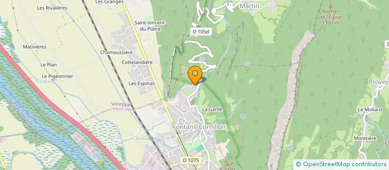 localisation de l'entreprise MONSIEUR ALEC BOYER  FONTANIL-CORNILLON