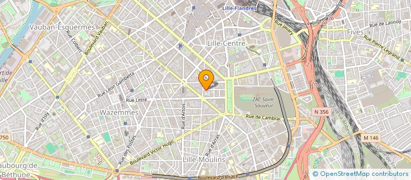 localisation de l'entreprise MONSIEUR ALEC MATHIEU VAN BRANTEGHEM à LILLE