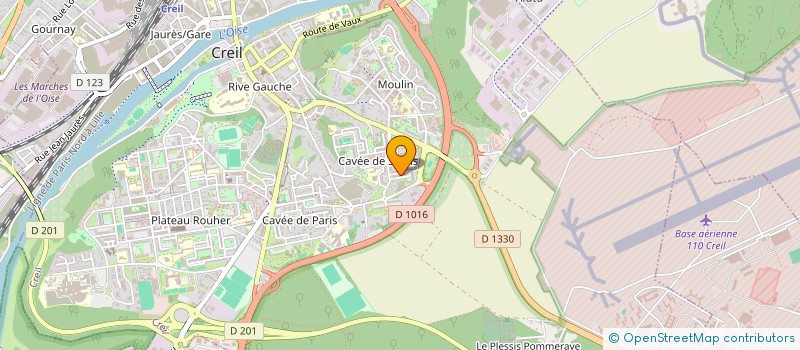 localisation de l'entreprise MONSIEUR ALEC ROCHET à CREIL